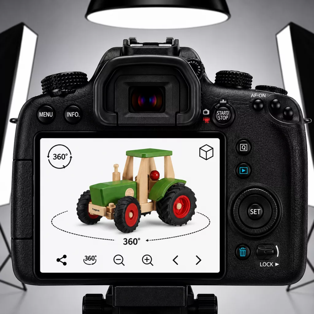 360° Produktfotografie Berlin Hamburg Bremen für Online-Shops
